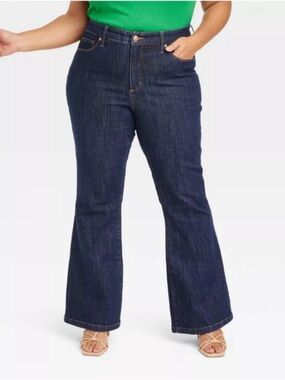 AVA & VIV HIGH RISE FLARE JEANS 21” - 22” WAIST